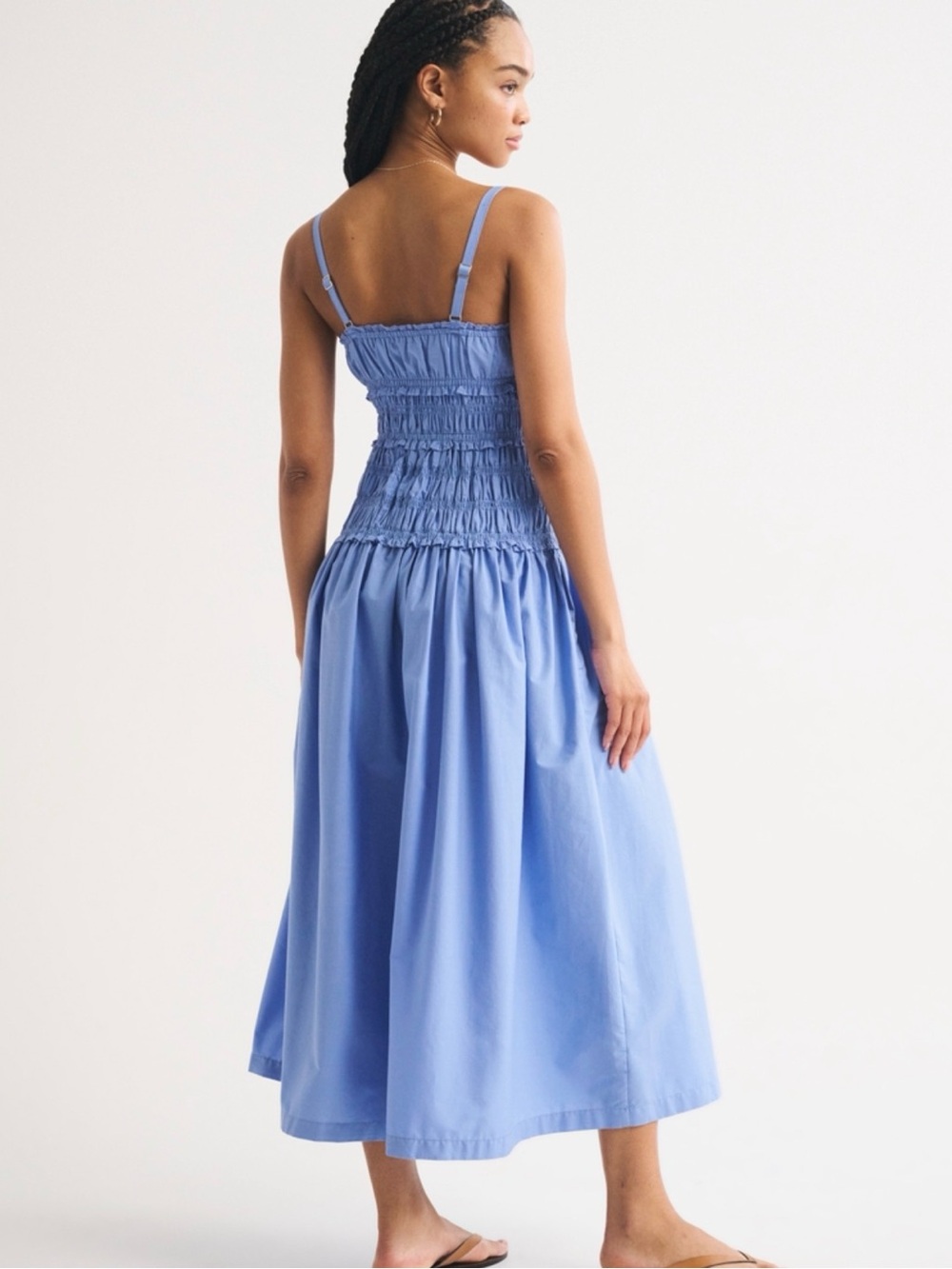 Abercrombie smocked midi dress - Picture 4 of 5